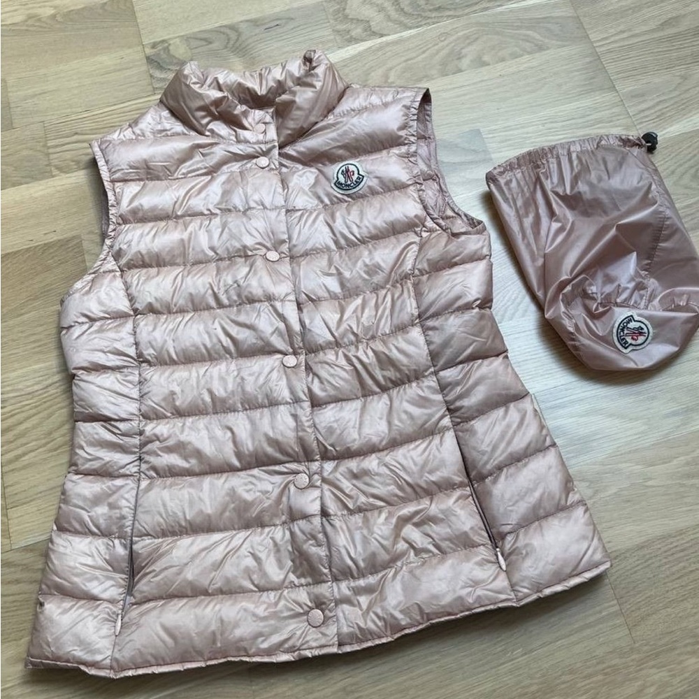 Moncler Blush Quilted Vest - Picture 2 of 7